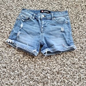 Denim shorts